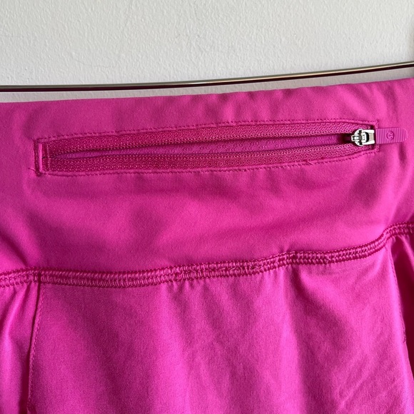 Lululemon pace rival Hot Pink Tennis Skort Size 6 - Picture 9 of 12